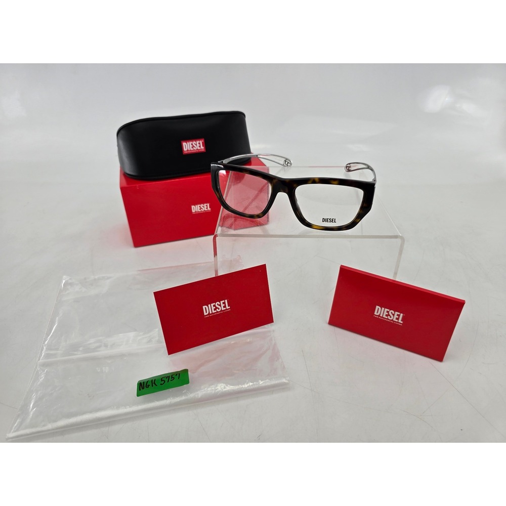 Diesel Eyeglasses Unisex 53-18-130 Tortoise Shell Rectangular DL4008 - New